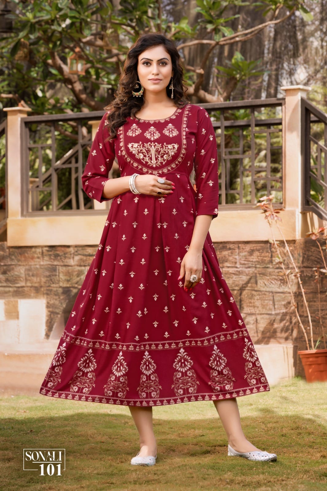 Sonali By Hirwa Anarkali Kurti Catalog